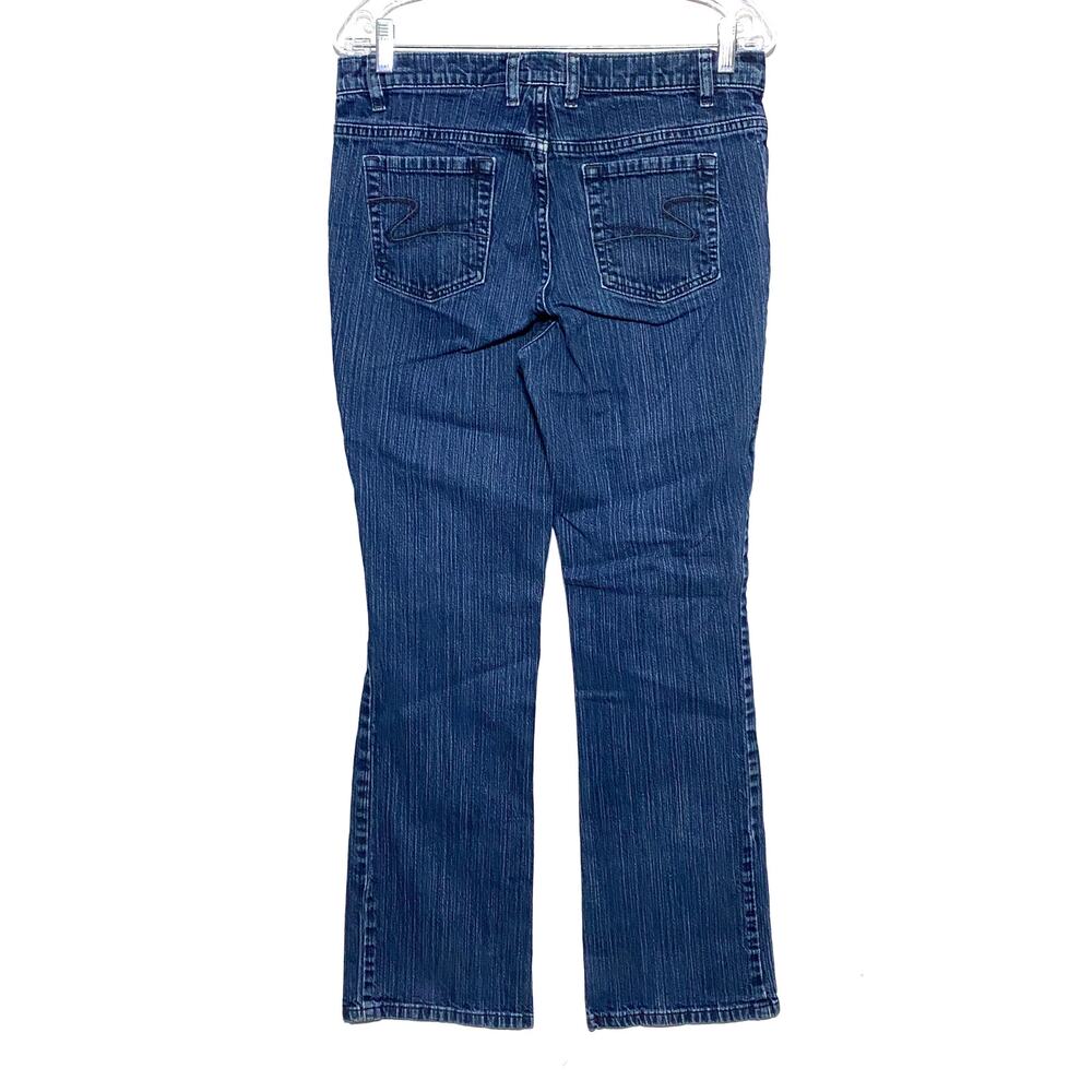Liz Claiborne Jeans Womens 6R Bootcut Stretch Blue Denim Mid Rise Casual Mature